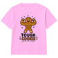 Funny Tough Cookie Gingerbread Art Christmas Kids T-Shirt