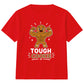 Funny Tough Cookie Gingerbread Art Christmas Kids T-Shirt