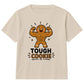 Funny Tough Cookie Gingerbread Art Christmas Kids T-Shirt
