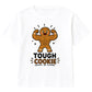 Funny Tough Cookie Gingerbread Art Christmas Kids T-Shirt