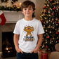 Funny Tough Cookie Gingerbread Art Christmas Kids T-Shirt