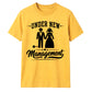 Funny Under New Management Graphic Bride Groom Unisex T-Shirt