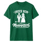 Funny Under New Management Graphic Bride Groom Unisex T-Shirt