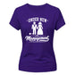 Funny Under New Management Marriage Bride Ladies T-Shirt