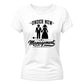 Funny Under New Management Marriage Bride Ladies T-Shirt