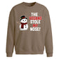 Funny Vegans Stole My Nose Christmas Oversized Sweatshirt