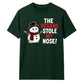 Funny Vegans Stole My Nose Graphic Christmas Unisex T-Shirt