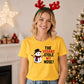 Funny Vegans Stole My Nose Graphic Christmas Unisex T-Shirt