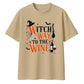 Funny wine witch quote graphic Halloween Oversized t-shirt