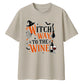 Funny wine witch quote graphic Halloween Oversized t-shirt