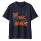 Funny wine witch quote graphic Halloween Oversized t-shirt