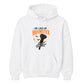 Funny witch skeleton hand broomstick Halloween Unisex Hoodie