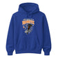 Funny witch skeleton hand broomstick Halloween Unisex Hoodie