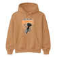 Funny witch skeleton hand broomstick Halloween Unisex Hoodie