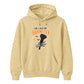 Funny witch skeleton hand broomstick Halloween Unisex Hoodie