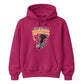 Funny witch skeleton hand broomstick Halloween Unisex Hoodie
