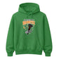 Funny witch skeleton hand broomstick Halloween Unisex Hoodie
