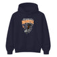 Funny witch skeleton hand broomstick Halloween Unisex Hoodie