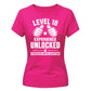 18th Birthday Ladies T-Shirt Level Eighteen Experience Unlocked