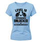 18th Birthday Ladies T-Shirt Level Eighteen Experience Unlocked