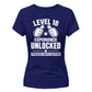 18th Birthday Ladies T-Shirt Level Eighteen Experience Unlocked