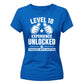 18th Birthday Ladies T-Shirt Level Eighteen Experience Unlocked
