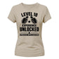 18th Birthday Ladies T-Shirt Level Eighteen Experience Unlocked