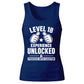 18th Birthday Tank Top Ladies Level Eighteen Experience Unlocked