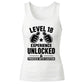 18th Birthday Tank Top Ladies Level Eighteen Experience Unlocked