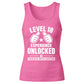 18th Birthday Tank Top Ladies Level Eighteen Experience Unlocked