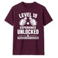 Gamer Level 18 Unlocked Slogan 18 Birthday Unisex T-Shirt