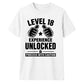 Gamer Level 18 Unlocked Slogan 18 Birthday Unisex T-Shirt
