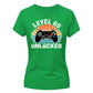60th Birthday Ladies Tshirt Level 60 Unlocked Retro Gamer