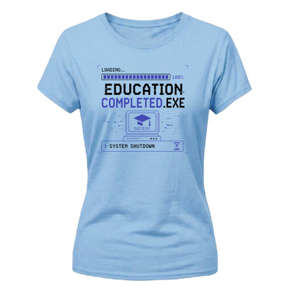 Gaming Education Completed School Leavers Ladies Fit T-Shirt