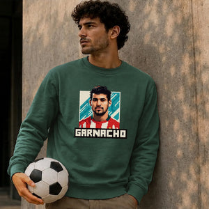 Garnacho Pixel Art Portrait FIFA Football Unisex  - World Cup 2026 T-Shirt / Football Shirt