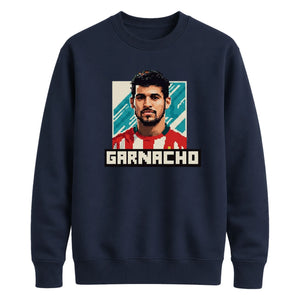 Garnacho Pixel Art Portrait FIFA Football Unisex  - World Cup 2026 T-Shirt / Football Shirt