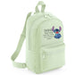 Stitch Bag, Cute Funny Quote Design Bagpack, Lilo & Stitch Lovers Gift For Kids & Teens, 600D Polyester Bag M8405