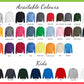 Custom Puff Print Sweatshirt, Personalised Embossed Print Crewnecks, Custom Team Name School Mascot Jumper, Personalised Gifts, Gift for Her