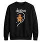 Gingerbread Girl Swirl Heart Christmas Unisex Sweatshirt