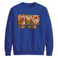 Give thanks turkey bow art Thanksgiving Unisex Sweatshirt