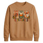Give thanks turkey bow art Thanksgiving Unisex Sweatshirt
