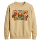 Give thanks turkey bow art Thanksgiving Unisex Sweatshirt