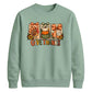 Give thanks turkey bow art Thanksgiving Unisex Sweatshirt