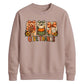 Give thanks turkey bow art Thanksgiving Unisex Sweatshirt