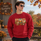 Give thanks turkey bow art Thanksgiving Unisex Sweatshirt