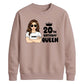 Glam Birthday Queen Personliased Happy Birthday Sweatshirt