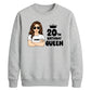 Glam Birthday Queen Personliased Happy Birthday Sweatshirt