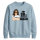Glam Birthday Queen Personliased Happy Birthday Sweatshirt
