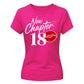 18th Birthday Ladies T-Shirt  8 teen