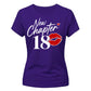 18th Birthday Ladies T-Shirt  8 teen